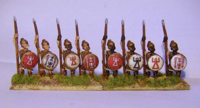 Carthaginian Spearmen 
with LBMS shield transfers. 
Keywords: lcarthage