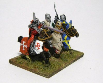 1200-1400 period Knights 
From the [url=http://www.vexillia.ltd.uk/mirliton/shop15_commune.html] Mirliton Italian Commune Wars[/url] range, but suitable for many other nations
Keywords: barded CommunalItalian commune
