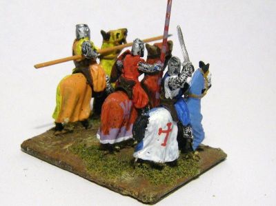 1200-1400 period Knights 
From the [url=http://www.vexillia.ltd.uk/mirliton/shop15_commune.html] Mirliton Italian Commune Wars[/url] range, but suitable for many other nations
Keywords: barded commune