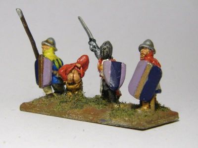Men at Arms / Swordsmen / Dismounted Knights
Men at Arms from various manufacturers Peter Pig "men being rude" rand for mooning infantryman
Keywords: medfoot menatarms