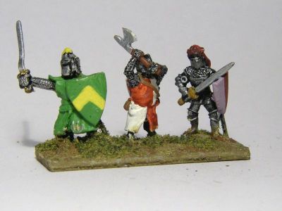 Men at Arms / Swordsmen / Dismounted Knights
Men at Arms from various manufacturers
Keywords: medfoot menatarms