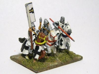 Teutonic Brother Knights 
Knights from [url=http://www.vexillia.ltd.uk/mirliton/index.html]the Vexilia-stocked Mirliton range [/url] and [url=http://www.atoufigs.com] Alain Toullers XI Century range Link through to the site where downloaded the flags at [url=http://www.madaxeman.com/wiki2/tiki-index.php?page=Later+Teutonic+Knights]FoG Wiki[/url]
Keywords: teuton