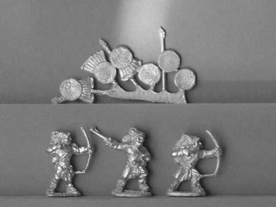 Aztec Arrow Knights with bow and sidearm
Aztecs from [url=https://fighting15s.com/]Fighting 15's[/url] Gladiator Games ranges. Some are also suitable for other Meso-American armies
Keywords: Aztec