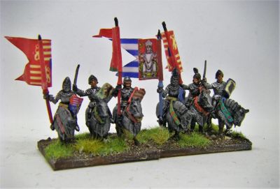 Knights
Essex Eastern Medieval range. Flags from the Wayback Machine archive of Kriegspiel.dk
