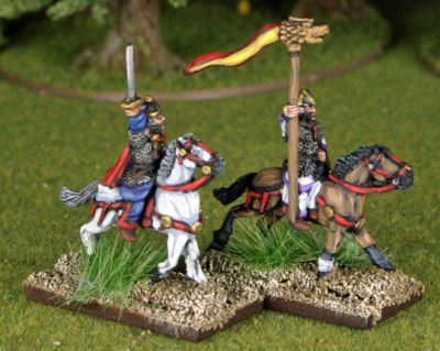 German Mounted Command
Germans from after the end of Rome by [url=http://khurasanminiatures.tripod.com/]Khurasan Miniatures[/url], pictures with kind permission of the manufacturer
Keywords: gothcav 