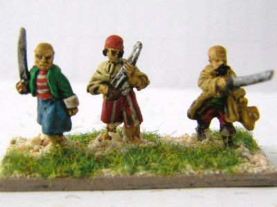 Pirate Infantry
Pirate figures. In this picture you have mostly Blue Moon with additional figure from Peter Pig, (right)
Keywords:  Pirate