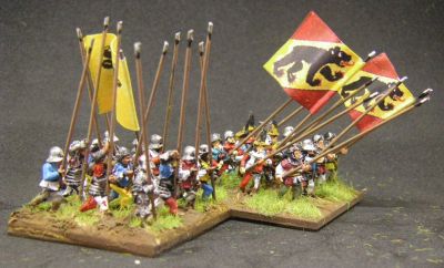 15mm QRF / Freikorps Swiss Pike
Swiss from QRF ([url=https://quickreactionforce.co.uk/product-category/qrf-freikorp15-pre-1900/mediaeval-early-renaissance-to-c1518/swiss/]website here[/url]) compared to Mirliton Swiss (Mirliton foreground)
Keywords: Swiss, Comparison