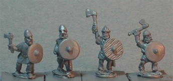Viking Bondi with Axes
The former 50-Paces range. Photos provided by the manufacturer [url=http://www.baueda.com]Baueda[/url]. Figure codes as per illustration or filename. Pack of 8 figures (four different poses):
Keywords: Viking