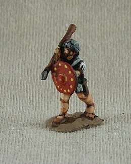 Classical Greek Era Psilos thrusting javelin
Greeks - pictures kindly provided by [url=http://shop.ancient-modern.co.uk/greeks-23-c.asp]Donnington Miniatures[/url], the manufacturer and painted by their painting service. GRF08 Psilos thrusting javelin, round shield
 
Keywords: hgreek hskirmisher