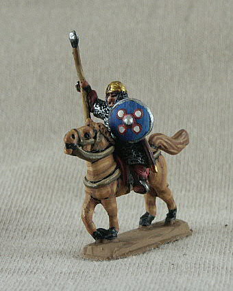 Ottonian French Cavalry / Knight
Ottonian range from [url=http://shop.ancient-modern.co.uk]Donnington[/url] DOC04 Mounted Knight Southern French Knight mail hauberk, spear, helmet, round shield
 
Keywords: ottonian emgerman
