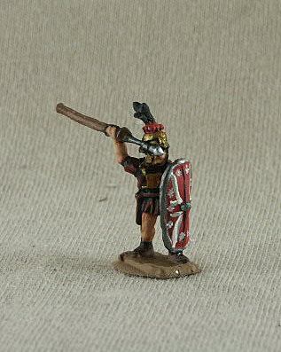 Republican Roman Hastatus/Princeps 
Romans from [url=http://shop.ancient-modern.co.uk]Donnington[/url] painted by their own painting service. RRF10 Hastatus/Princeps heavy foot, square breast plate, throwing pilum, shield
 
Keywords: MRR LRR