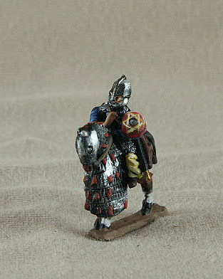 Sassanid Clibanarius
Sassanid from [url=http://www.donnington-mins.co.uk/]Donnington[/url]. One of their better ranges, pictures supplied by the manufacturer and painted by their painting service. Donmnington supply separate horses, so you could use these with Cataphract horses for other armies
Keywords: Sassanid saka