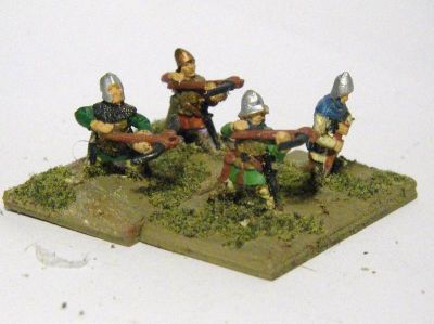 Crossbow Skirmishers
From [url=http://www.essexminiatures.co.uk/frames15med.html] Essex Miniatures [/url] generic medieval ranges
Keywords: medfoot