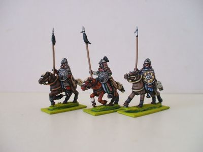 Mongol Heavy cavalry with lance/shield - 4 horsemen/3 horse variants
Mongols from [url=http://www.legio-heroica.com/Mongoli-en.html]Lehio Heroica[/url] - pictures from the manufacturer
Keywords: Mongol Mongol lmongol nomad