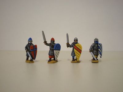Crusader Dismounted knights - 4 variants
1150 to 1190 Crusader range from [url=http://www.legio-heroica.com/Crociati-en.html]Legio Heroica[/url] - pictures supplied by the manufacturer
Keywords: Crusader crusader latins efknights effoot