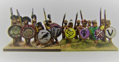 Museum Z-range Hoplites
New (2019) digitally sculpted hoplites from Museum, with LBMS shield transfers

