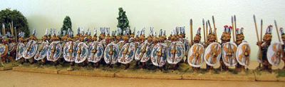 Mid Republican Romans painted by theonetree Painting Service
Belived to be Xyston figures, these MRR were painted by [url=http://www.fieldofglory.net/index.html]theonetree Painting Service[/url] (click that link to go to their site for more info and pics)
Keywords: MRR