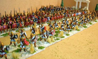 Classical Greek Hoplites from theonetree Painting Service
Hoplites painted by [url=http://www.fieldofglory.net/index.html]theonetree Painting Service[/url] (click that link to go to their site for more info and pics)
Keywords: hoplite hskirmisher