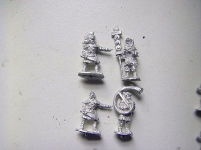 Early Imperial Roman Command in segmented armour
EIR Legionaries from [url=http://www.rebelminis.com/]Rebel Miniatures[/url] - command pack
Keywords: EIR LIR