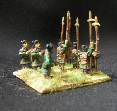 Chinese crossbow armed troops
Museum Miniatures crossbowmen
Keywords: Han