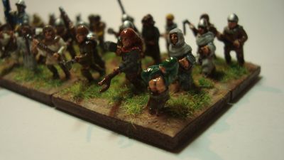 Medieval French peasants
Part of a FoG battlegroup of Medieval French peasants.
Keywords: medieval french