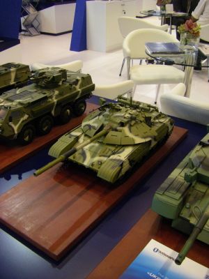 T84 Oplot model
Photos of AFVs at the IDEX 2013 exhibition 
