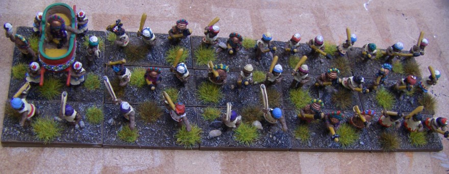 Painting The Chimu Imperial Army 1350-1480AD, Lurkio figures for DBA, 15mm