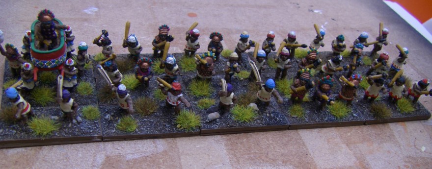 Painting The Chimu Imperial Army 1350-1480AD, Lurkio figures for DBA, 15mm