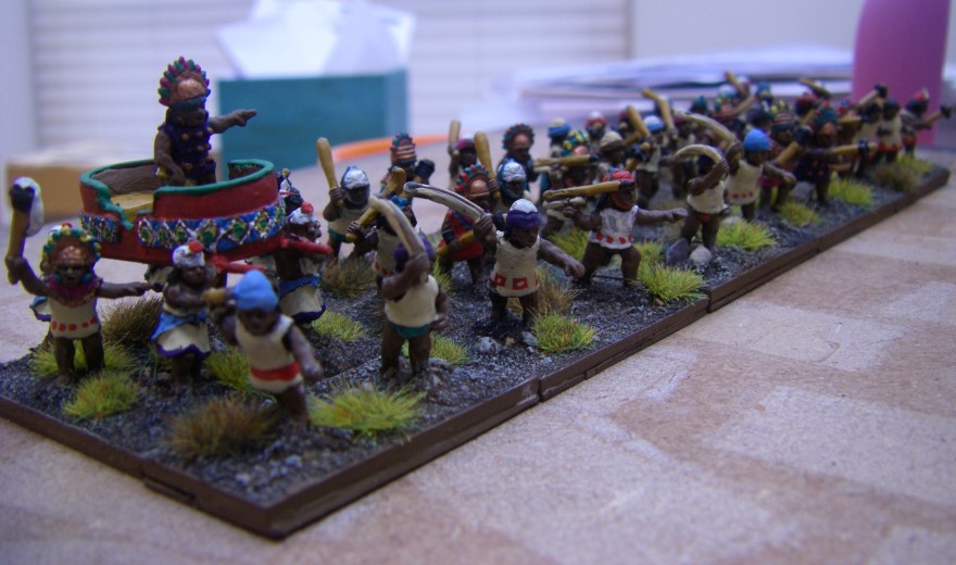 Painting The Chimu Imperial Army 1350-1480AD, Lurkio figures for DBA, 15mm