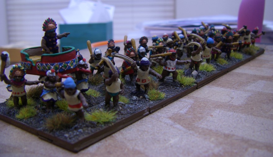 Painting The Chimu Imperial Army 1350-1480AD, Lurkio figures for DBA, 15mm