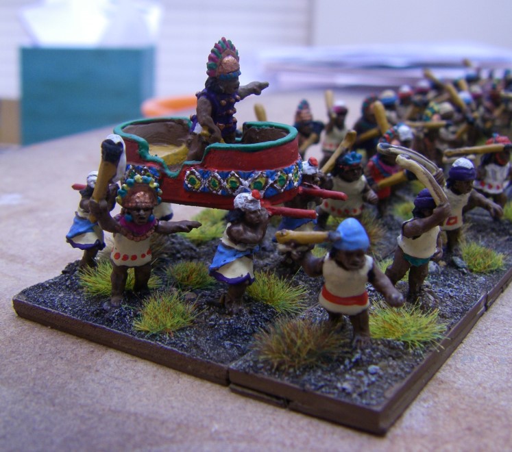 Painting The Chimu Imperial Army 1350-1480AD, Lurkio figures for DBA, 15mm