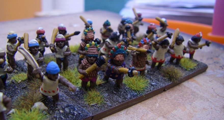 Painting The Chimu Imperial Army 1350-1480AD, Lurkio figures for DBA, 15mm