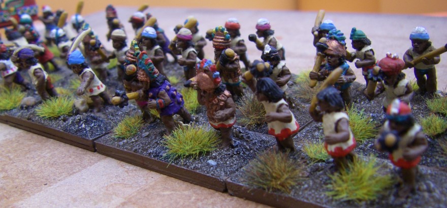 Painting The Chimu Imperial Army 1350-1480AD, Lurkio figures for DBA, 15mm