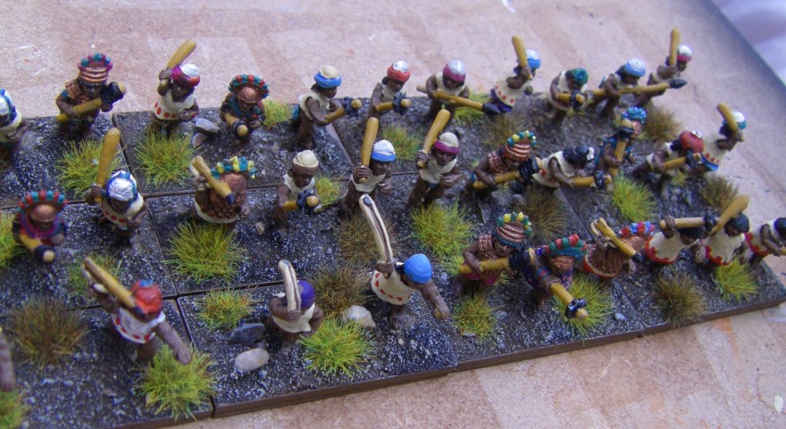 Painting The Chimu Imperial Army 1350-1480AD, Lurkio figures for DBA, 15mm