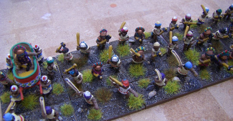 Painting The Chimu Imperial Army 1350-1480AD, Lurkio figures for DBA, 15mm