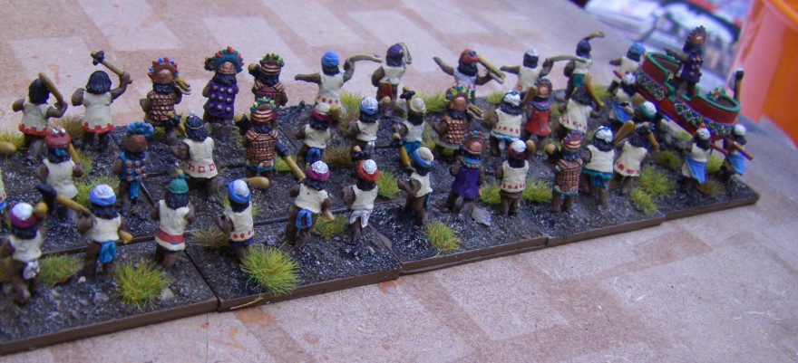 Painting The Chimu Imperial Army 1350-1480AD, Lurkio figures for DBA, 15mm