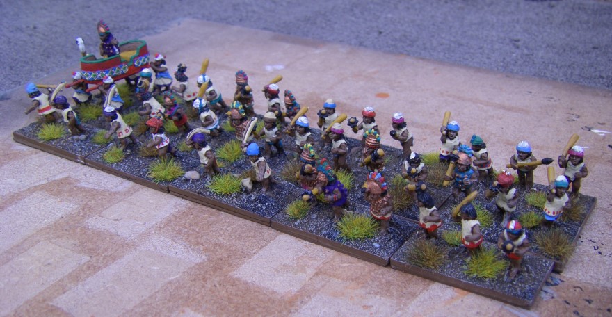 Painting The Chimu Imperial Army 1350-1480AD, Lurkio figures for DBA, 15mm