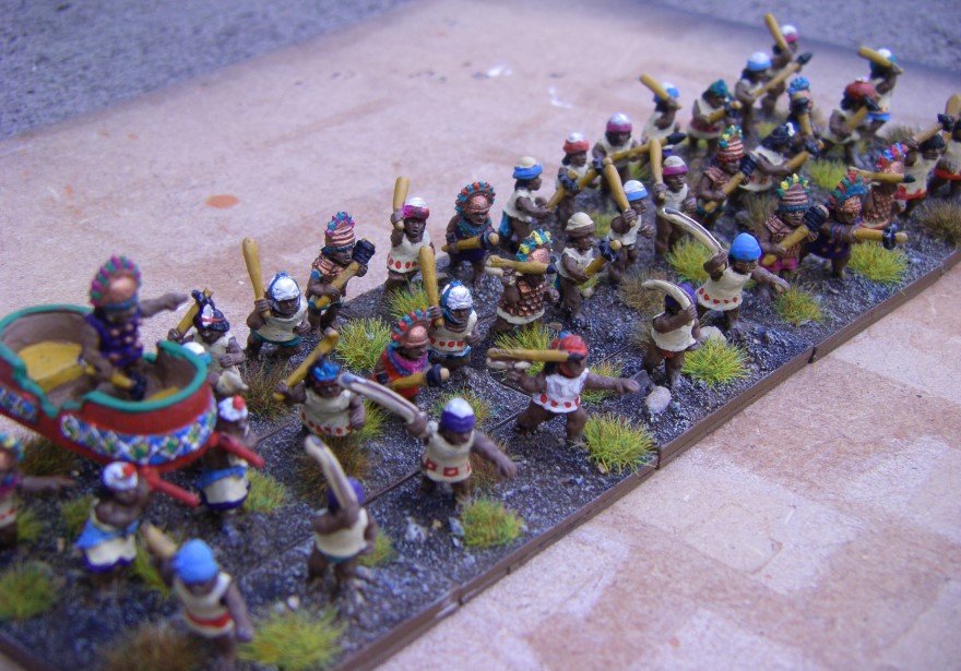 Painting The Chimu Imperial Army 1350-1480AD, Lurkio figures for DBA, 15mm