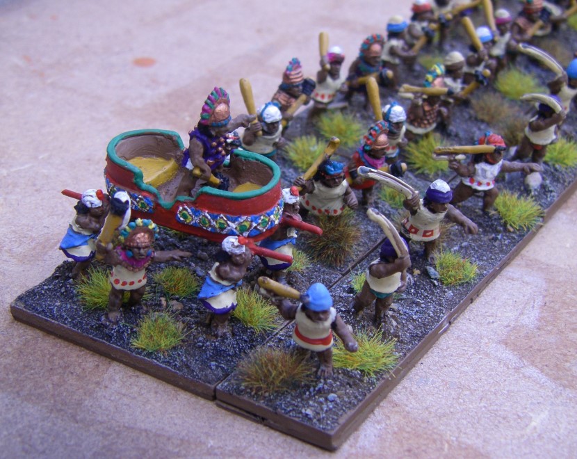 Painting The Chimu Imperial Army 1350-1480AD, Lurkio figures for DBA, 15mm