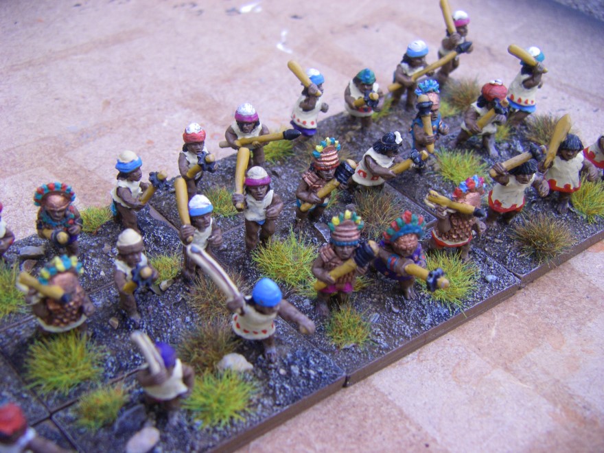 Painting The Chimu Imperial Army 1350-1480AD, Lurkio figures for DBA, 15mm