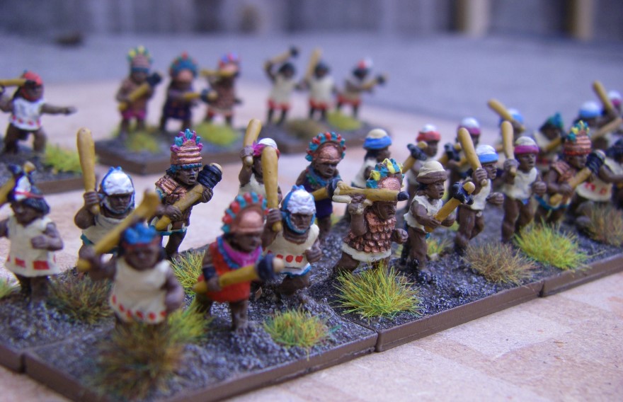 Painting The Chimu Imperial Army 1350-1480AD, Lurkio figures for DBA, 15mm