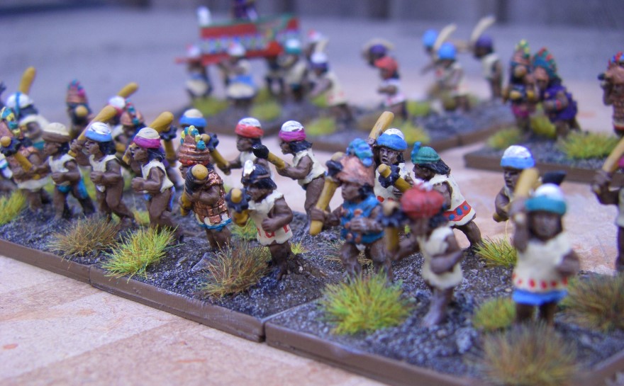 Painting The Chimu Imperial Army 1350-1480AD, Lurkio figures for DBA, 15mm