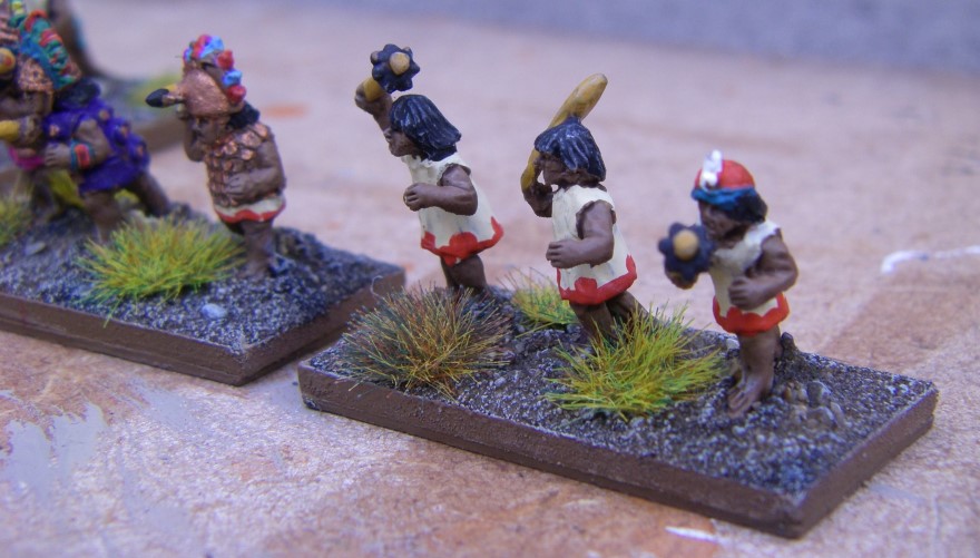 Painting The Chimu Imperial Army 1350-1480AD, Lurkio figures for DBA, 15mm