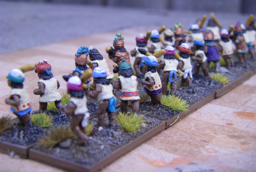 Painting The Chimu Imperial Army 1350-1480AD, Lurkio figures for DBA, 15mm