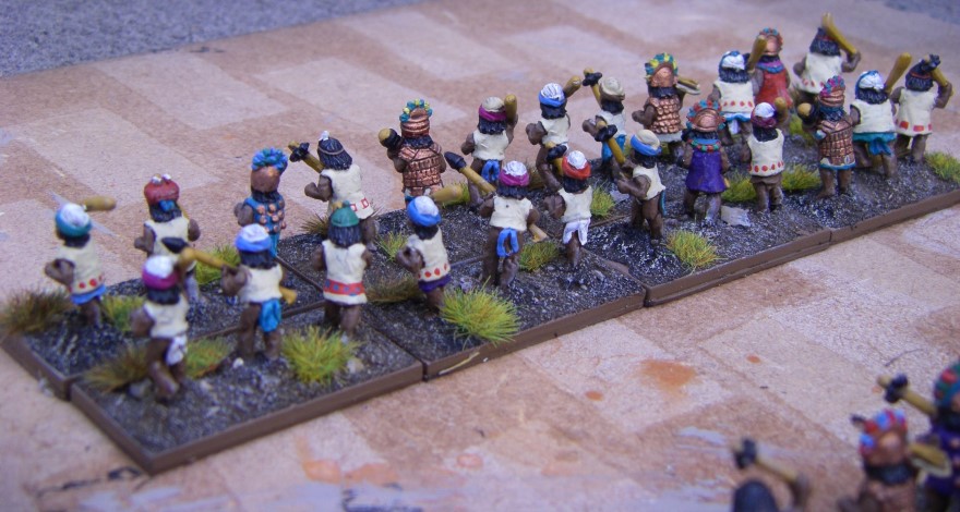 Painting The Chimu Imperial Army 1350-1480AD, Lurkio figures for DBA, 15mm