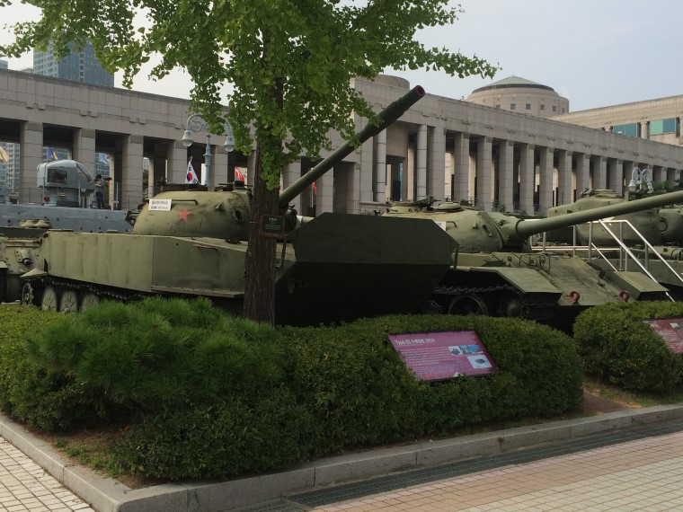 Korean War Memorial Museum Photos, Korean Type 63 tank