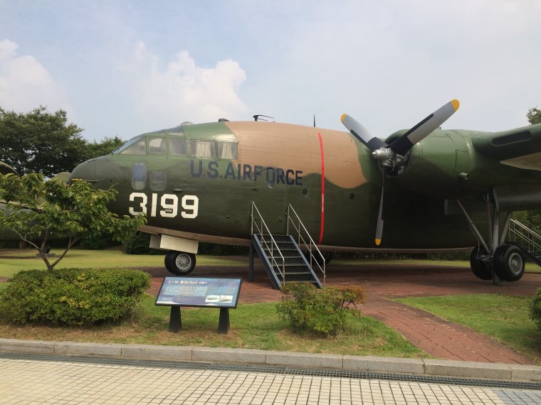 Korean War Memorial Museum Photos, C119G transport