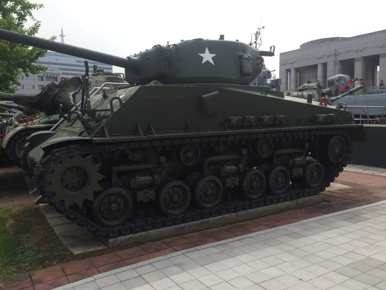 Korean War Memorial Museum Photos, South Korean M4A3