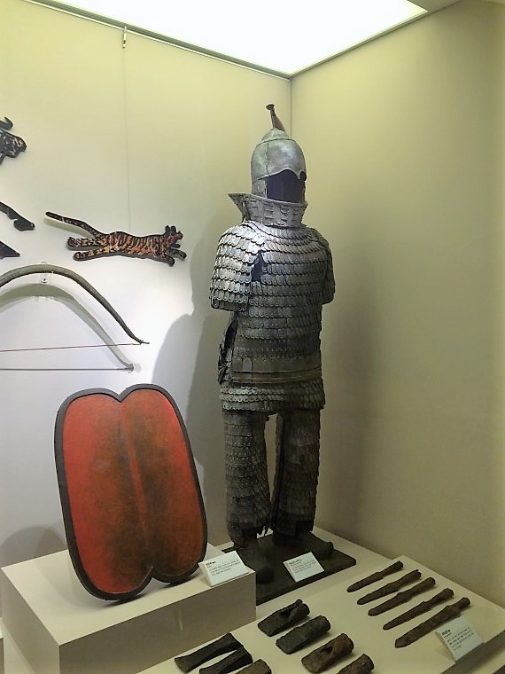 Korean War Memorial Museum Photos, Goguryeo Armour and shield patterns