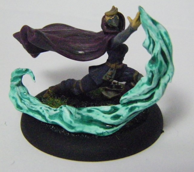 Malifaux, Arcanist faction Oxfordian Mage,  Ironsides Crew Box Painted, Wyrd Games
